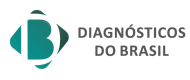 Logotipo do laboratório de apoio Diagnósicos do Brasil.